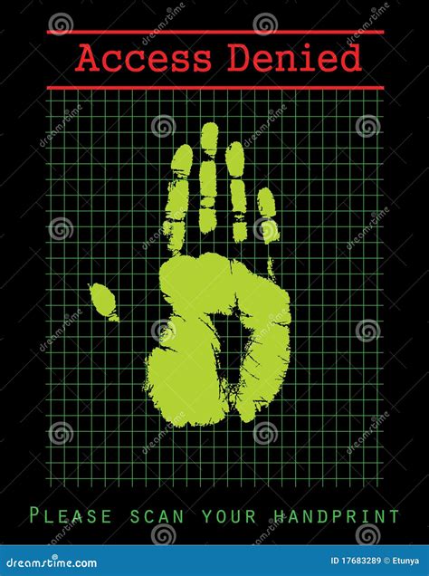 Biometric Security stock vector. Illustration of password - 17683289