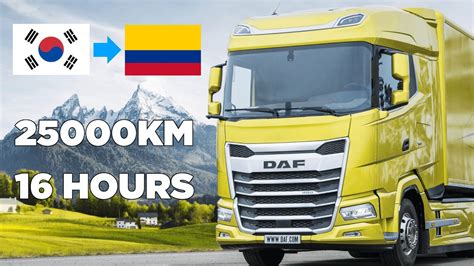 ETS2 Longest Delivery South Korea To Colombia Asia To South America