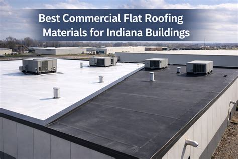 commercial flat roofing materials  indiana lafayette roofing guide