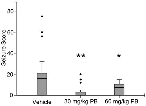 Acute post-stroke seizure suppression following a single i.p. dose of ...