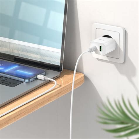 Chargeur mural "C80A Rapido" PD + prise EU QC3.0 avec câble - Hoco Algérie