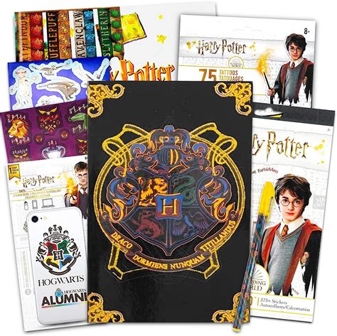 Juego De Diario Y Bol Grafo De Harry Potter Cuaderno Premium De Harry