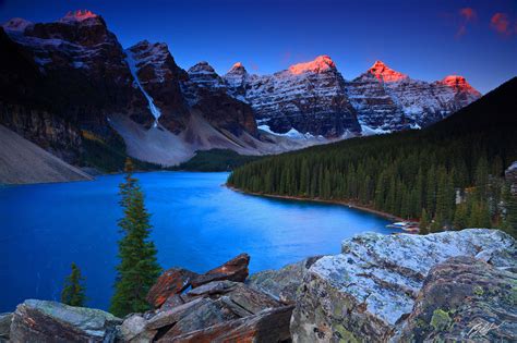 M Sunrise Moraine Lake And The Ten Peaks Banff Canada Randall J