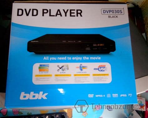Обзор DVD плеера BBK