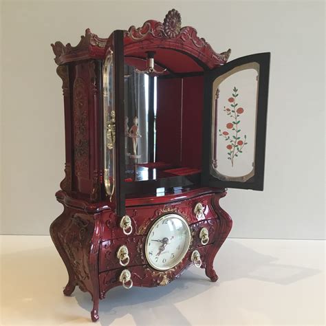 rare  box clock cabinet    japan etsy