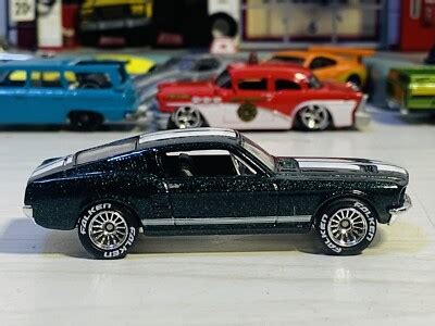 Hot Wheels Fast Furious 67 Ford Mustang Metallic Green Custom Wheel Swap Loose EBay