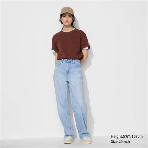 Check Styling Ideas Foroxford Long Sleeve Shirtwide Straight Jeans