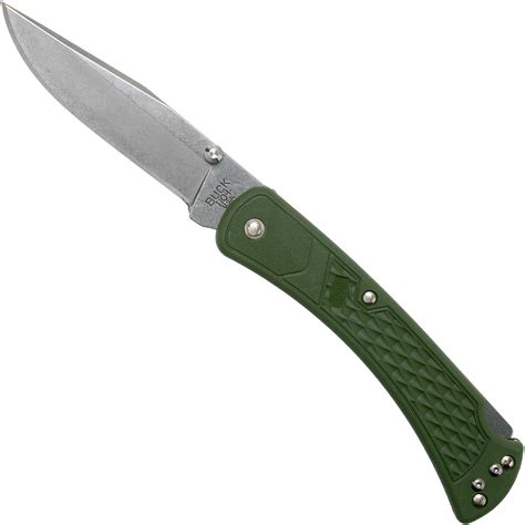 Buck 110 Slim Knife Select Od Green 0110ods2 Pocket Knife