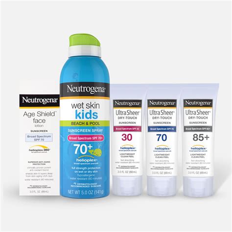 Neutrogena Sunscreen Bundle