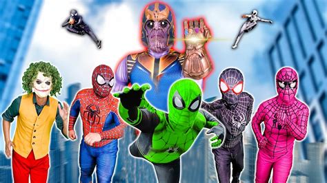 TEAM SPIDER MAN In REAL LIFE 20 Ultimate Spider Man Percy Jackson