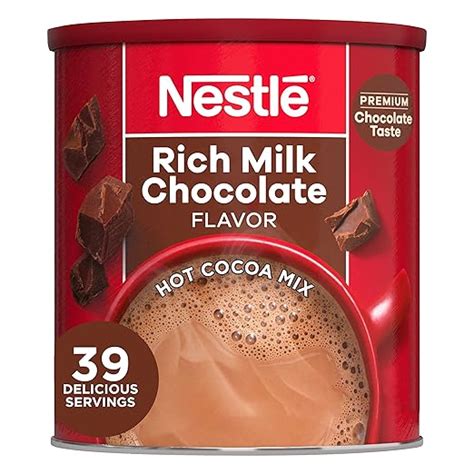 Amazon Nestle Classic Rich Milk Chocolate Hot Cocoa Mix Oz Canister Hot Chocolate