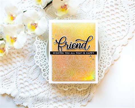 Bohemian Background Hot Foil Card Simon Says Stamp