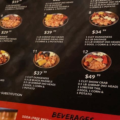 Menu At The Juicy Crab Mcdonough Pub And Bar Mcdonough