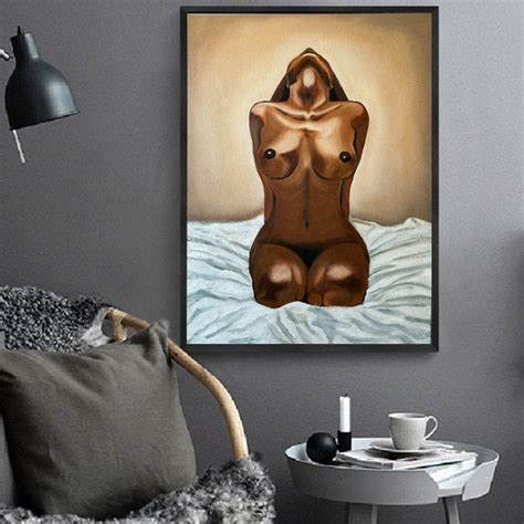 Erotic Black Nudity Sex African Girl Wall Art Living Room Etsy
