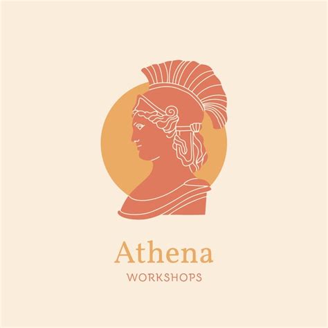 Premium Vector Flat Design Athena Logo Template