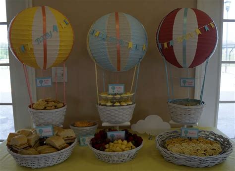 Hot Air Balloon Baby Shower Party Ideas Photo Of Catch My Party