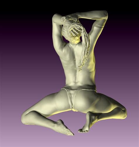 Gisela Nude Female Figurine Ready For 3D Printing Female Stl STL Model 3D Model 3D Female