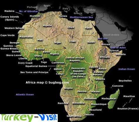 Africa Map With Countries