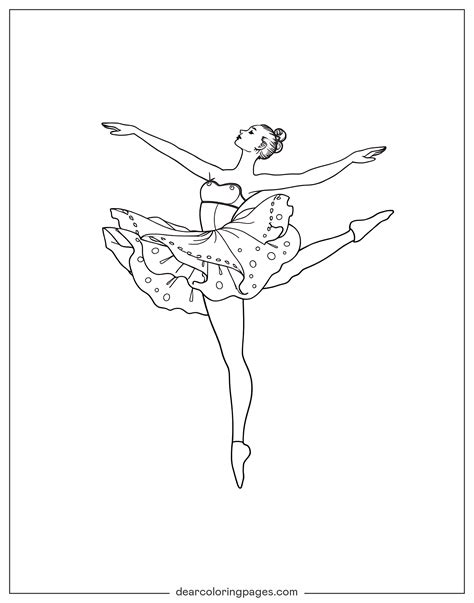 Coloriages Ballerine – 21 Dessins Gratuits