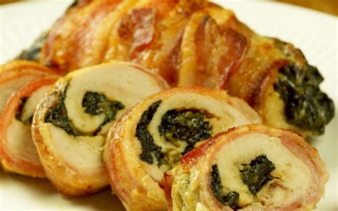 Stuffed Chicken Breast Wrapped in Bacon - Slap Ya Mama