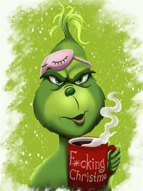 Иллюстрация Гринч в стиле персонажи | Illustrators.ru
