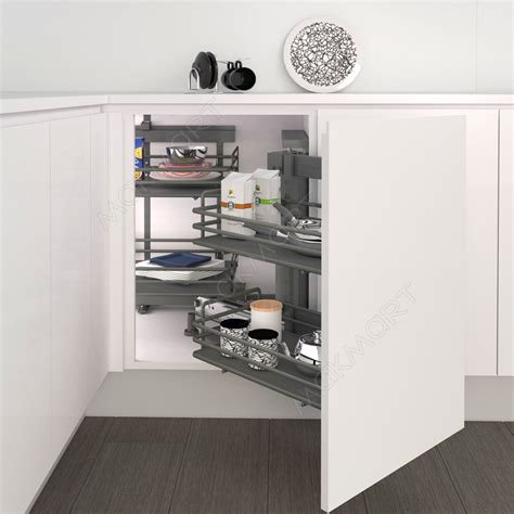 Механизм Dynamic Corner в угловую базу, правый, отделка орион серый ...