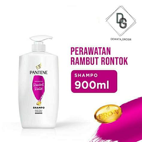 Jual Pantene Shampoo Perawatan Rambut Rontok 900ml Shopee Indonesia