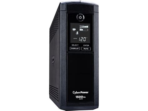 CyberPower Intelligent LCD Series CP1500AVRLCD 1500 VA 900 Watts 12 ...