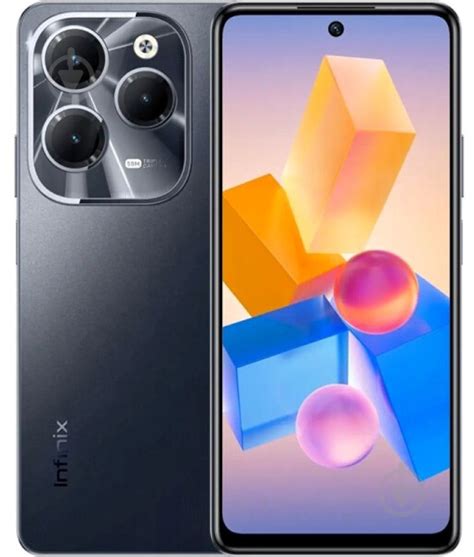 ᐉ Смартфон Infinix Hot 40 8 256GB starlit black Hot 40 X6836 8 256GB Starlit Black Краща