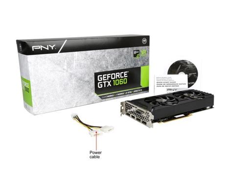 Pny Geforce Gtx 1060 Video Card Vcggtx10606pb Neweggca