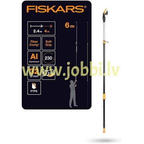 Fiskars 1023624 UPX86 PowerGearX teleskopisks zaru griezējs