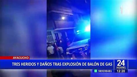 Balón de gas explota en distribuidora informal tres heridos graves y