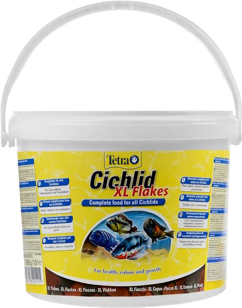 Купить Tetra Cichlid XL Flakes для рыб вида цихлид 10 л в кредит в ...