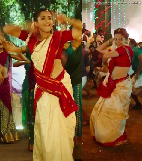 Rashmika Mandanna Tamil Actress St10 Hot Saree Hd Caps Indiancelebblog