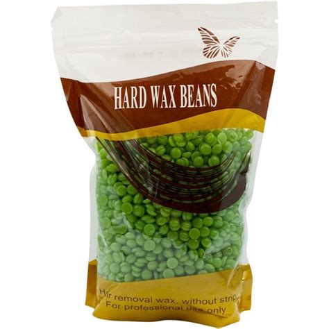 Воск для депиляции в гранулах зеленый, HARD WAX BEANS, 300 гр. от ...