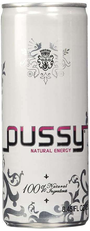 Pussy Natural Energy Drink Ml Case Of Original Uncensored Cans Amazon Co Uk Grocery