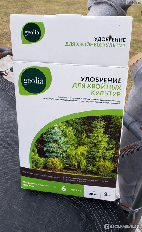 Удобрение Geolia органоминеральное для хвойных культур - «Удобрение ...