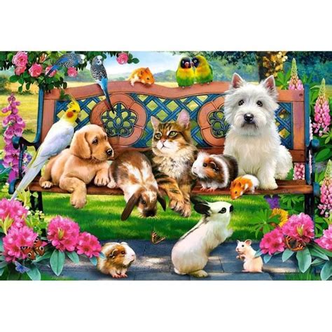 Puzzle Pi Ces Castorland Les Animaux Au Parc Th Me Animaux