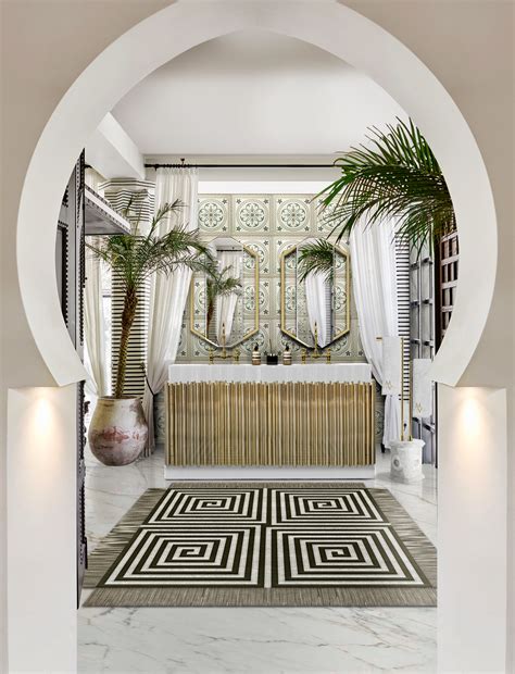 Moroccan Bathroom With Labyrinth Rug: A Space For Self-Discovery - Home