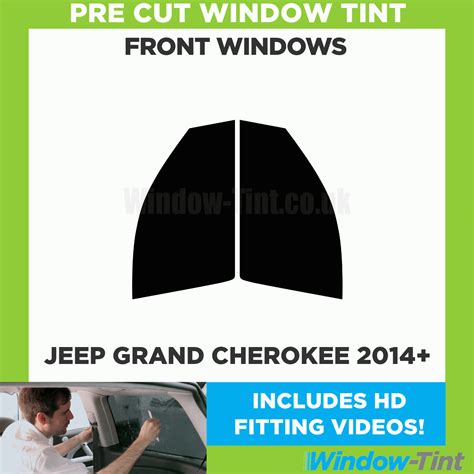 Pre Cut Car Window Tint For Jeep Grand Cherokee 2014 Front Windows