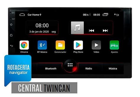 Atualização Gps 2025 Central TWINCAN Android iGo Radar