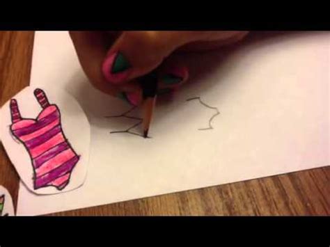 How To Draw A Bikini Youtube