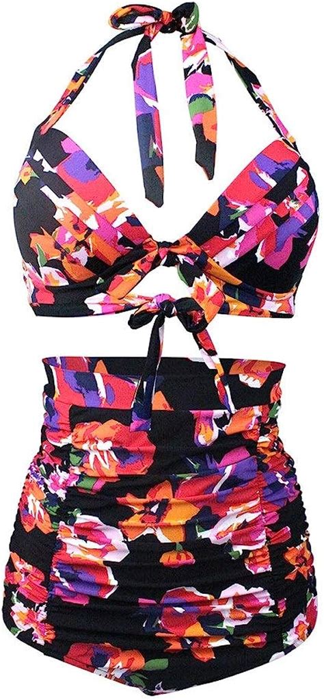 Damen Bikini Set Frau M Dchen H Bsche Mode Dame Floral Zweiteiler Tankini Badeanzug Sexy