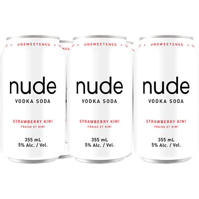 Nude Vodka Soda Strawberry Kiwi Can Edgemont Fine Wines Spirits Ales
