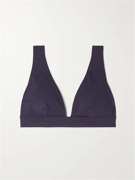 ERES Les Essentiels Chrome Triangle Bikini Top NET A PORTER