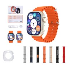 Relogio Basike Smartwatch W Pro Max Kit Puseiras Relogio