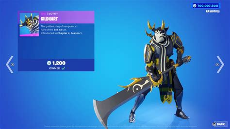 Gildhart Skin Showcase January Crew Pack Skin Fortnite Youtube