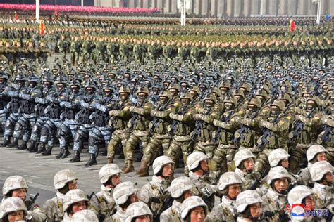 North Korea Shows Off Nuclear Arsenal At Night Time Parade Military