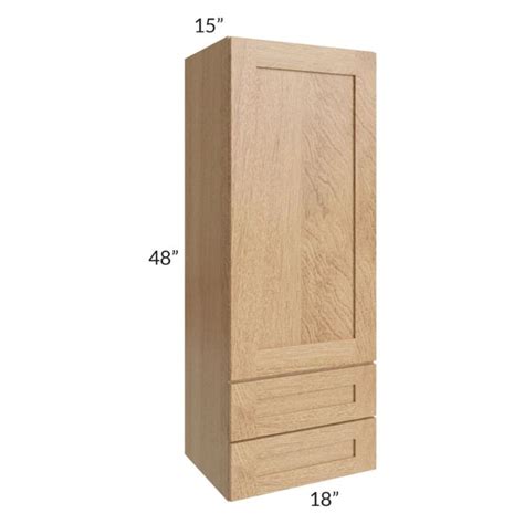 Midtown Timber Shaker X X Wall Cabinet With Drawers The Rta Store