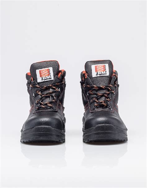 Scarpa Da Lavoro Basic Black Alta Fbm Wear